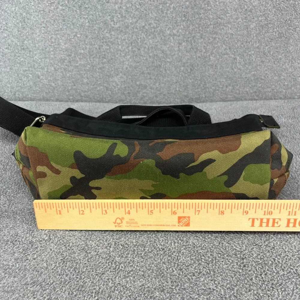 Virtual Trip Messenger Bag Green Camo Canvas nylon Crossbody Streetwear